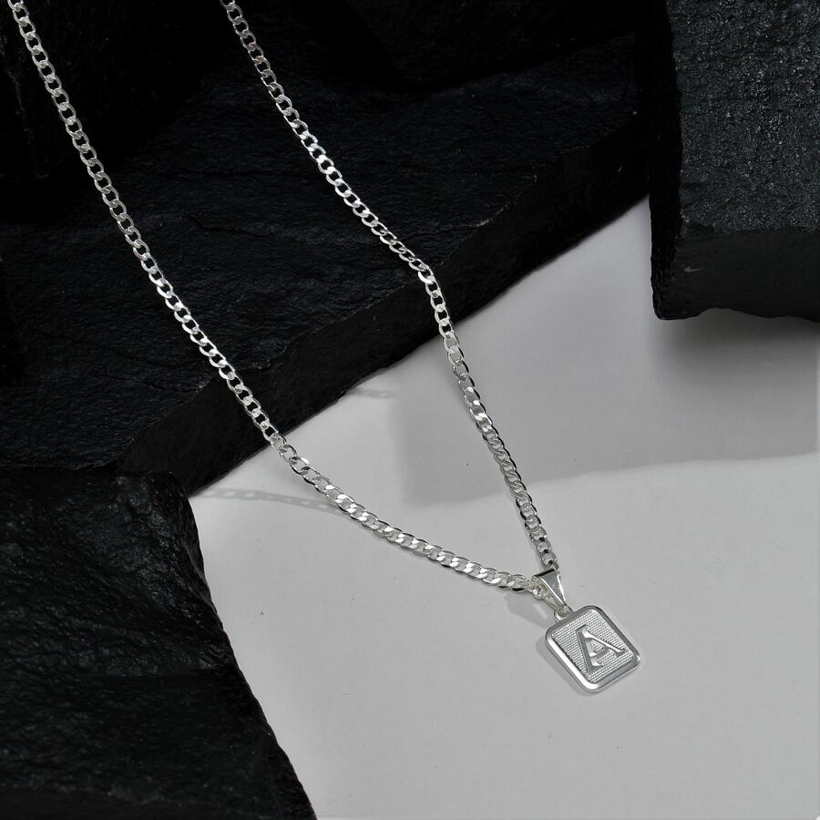 Men's Pendant Necklaces - Letra g - Ver 1