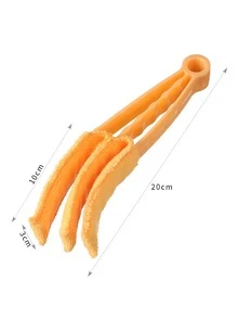 STONEGO Jjyy 1入組百葉窗清潔器,窗戶百葉簾掃帚清潔器工具,可拆卸和可清洗,適用於百葉窗,空調,汽車空調通風口等多種用途 - 紅色 - 查看 10