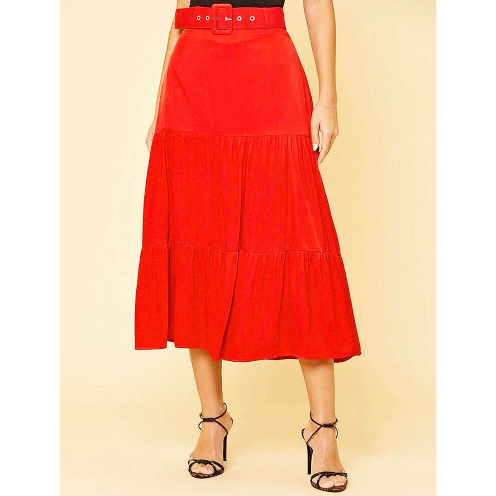 Women Skirts - 黑色 - 查看 1