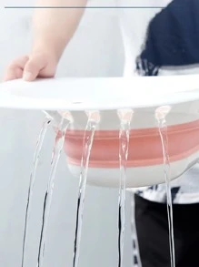 1pc Foldable Bidet Toilet Seat, Postpartum Hemorrhoid Wash Basin, Bathroom Accessory, Christmas Decoration, Suitable For Home, Travel, Bathroom Decor, Christmas, Halloween, Gift For Women (Multiple Colors & Styles Available) Bathroom Accessories Bathroom Tools