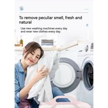 5 Packs Washing Machine Cleaner Descaler  - Deep Cleaning Tablets For HE Front Loader & Top Load Washer, Septic Safe -Friendly Deodorizer, Clean Inside Drum And Laundry Tub Seal - Royal Blue - View 4