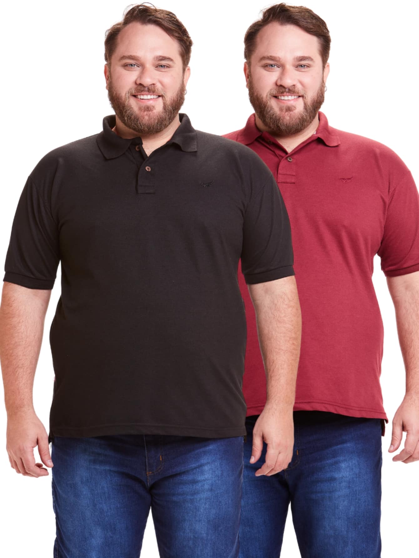 Men Polo Shirts - màu đen - Xem 1