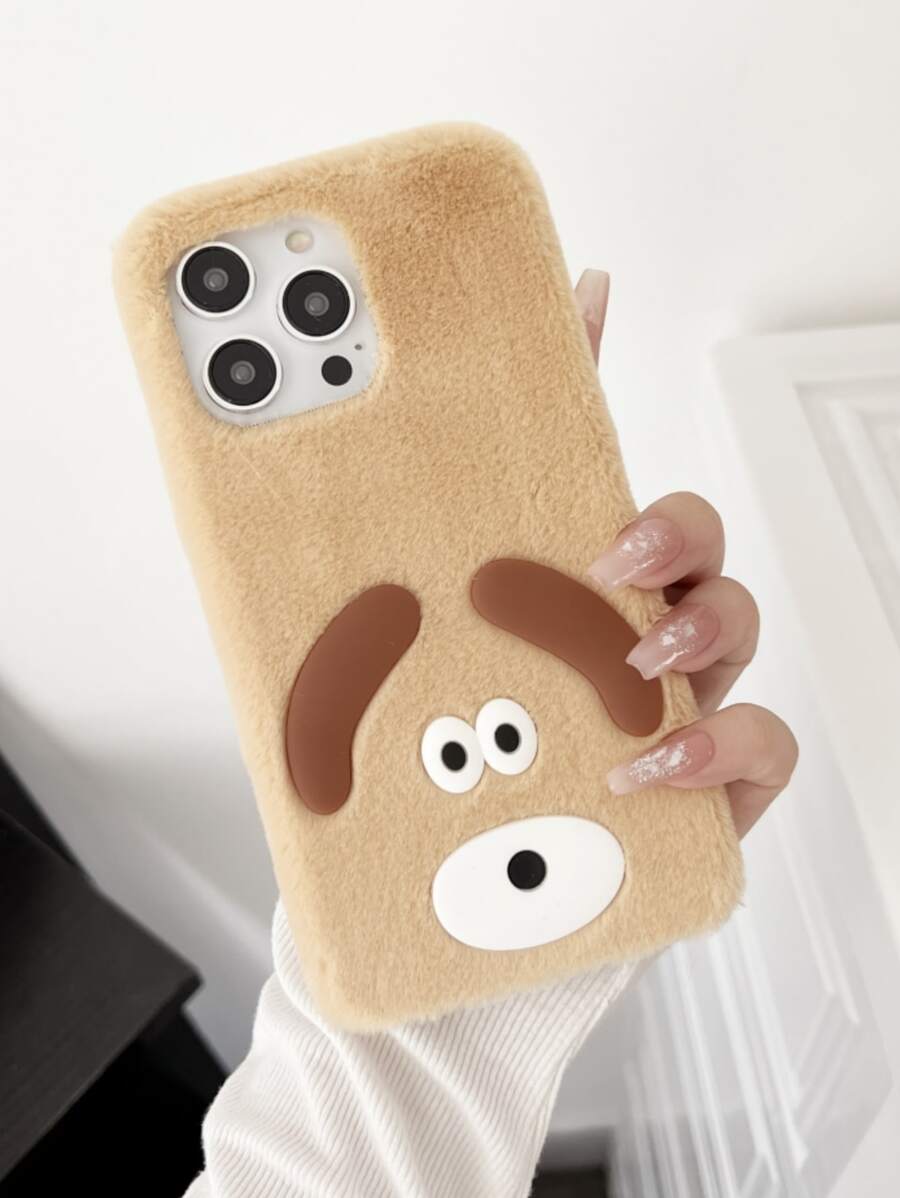 Ốp lưng điện thoại Ốp lưng điện thoại Plush - màu nâu - Xem 1