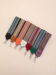 1入女士箭頭織花背包肩帶 - 綠色 - 查看 1