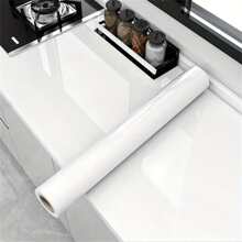 1 Cuộn Dày Long lanh Trân châu Trắng PVC Tự dính Hình nền - trắng - Xem 1