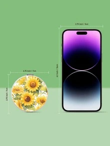 可折疊口袋化妝鏡,1入組向日葵圖案圓雙面袖珍的化妝鏡,書桌鏡子,便攜旅行鏡子適合女士&女孩,禮品送給女性媽媽妻子姐妹青少年女朋友 - 彩色 - 查看 6