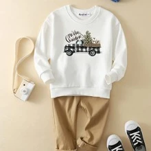 Miếng dán sắt Giáng sinh Miếng dán sắt Giáng sinh cho quần áo, 3 tờ Miếng dán chuyển nhiệt Giáng sinh Sắt trên cây thông Noel Họa tiết xe hươu cho áo phông Vỏ gối Túi áo hoodie - Nhiều màu - Xem 6