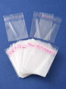 Approximately 200pcs Double Layer Opp Bags For Jewelry Packaging (7 Threads) - Clear - View 1