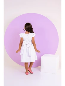 Vestido Menina Infantil Rodado Estilo Princesa Festa Casamento Formatura Batizado Juvenil Aniversario