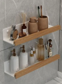 1入組浴室檯面收納帶引流適用於化妝品