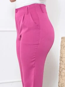 Women Pants - 淺紫色 - 查看 2