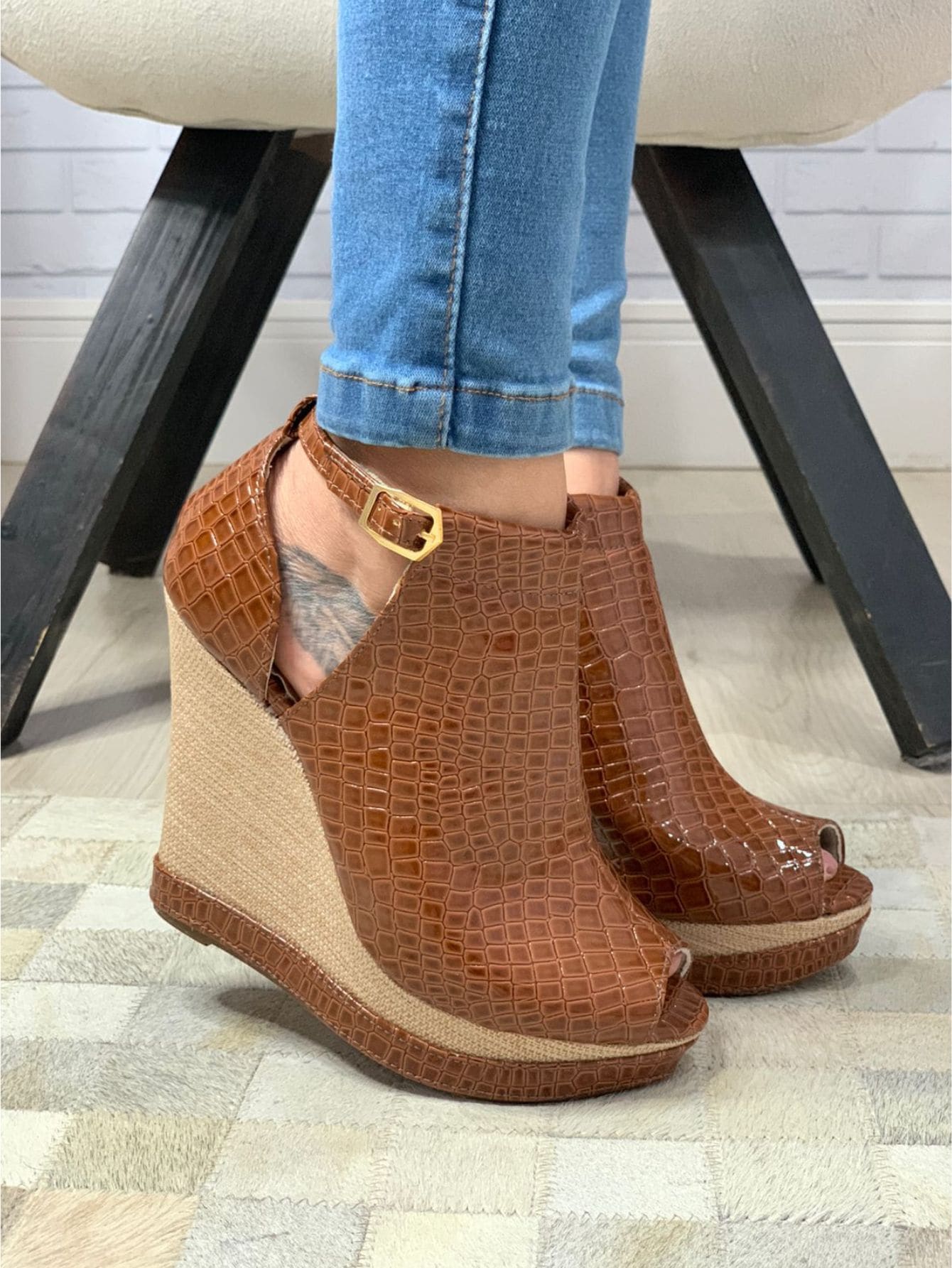 Women Heeled Sandals - Lạc đà - Xem 1