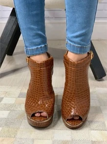 Women Heeled Sandals - Lạc đà - Xem 2
