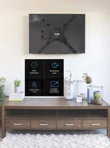 Articulated VESA Screen Monitor TV Stand From 23 To 55 Inches - Black - View 2