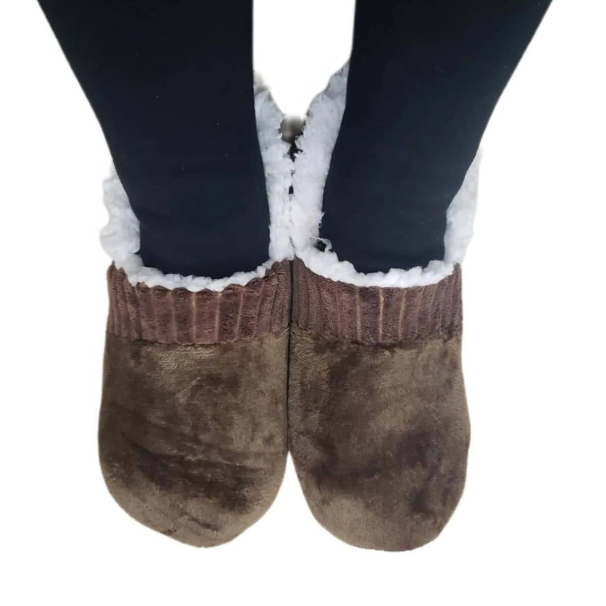 Women Over the Calf Socks - 鏽棕色 - 查看 1