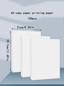 Giấy photocopy A4 100 tờ, Giấy in laser trắng 70g, Giấy in văn phòng phẩm, Đồ dùng học tập, Quay lại trường học - trắng - Xem 5