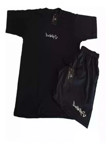 Men Two-piece Outfits - 黑色 - 查看 2