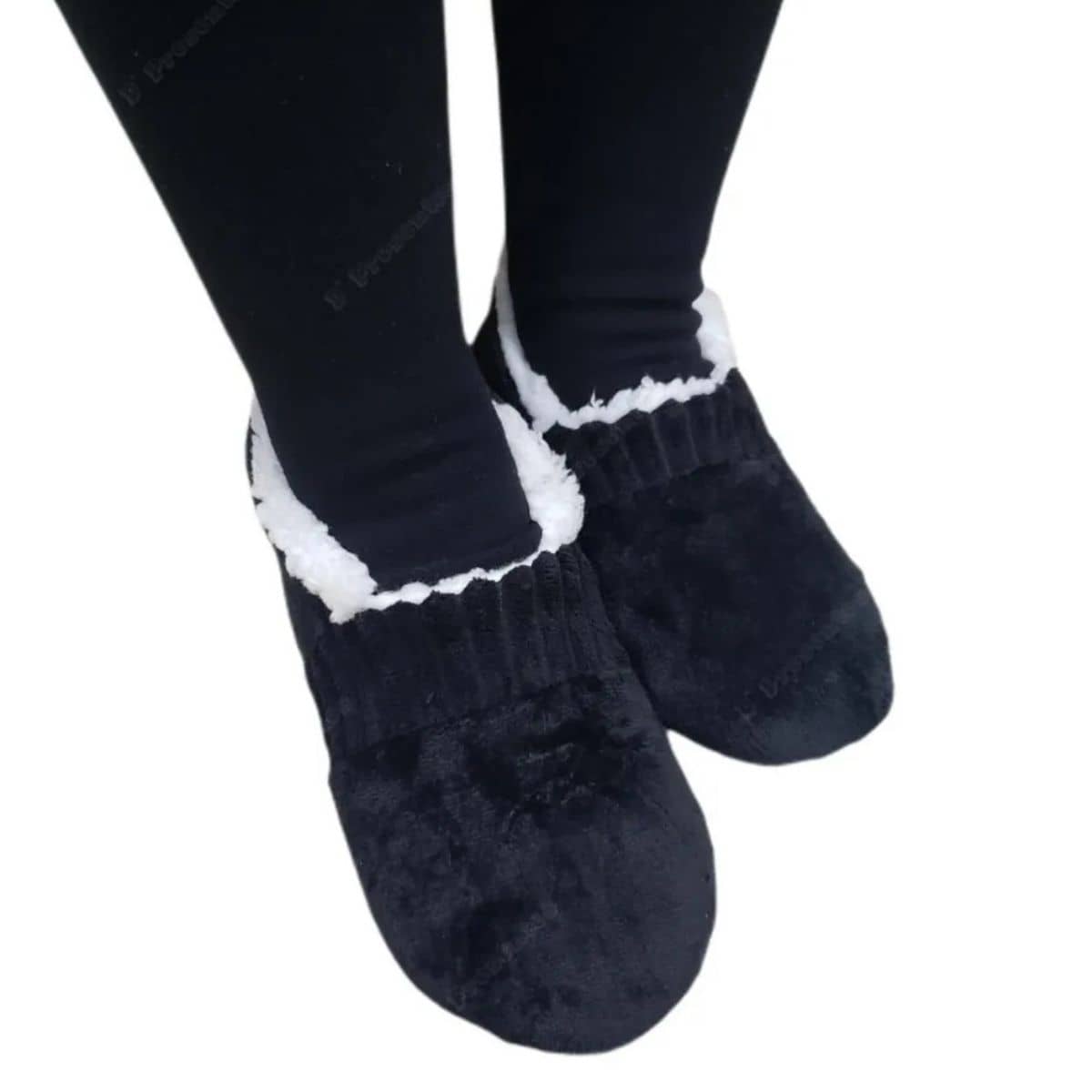 Women Over the Calf Socks - Negro - Ver 1
