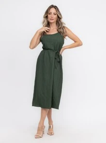 Women Dresses - 軍綠色 - 查看 1