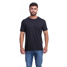 Men T-Shirts - 黑色 - 查看 2