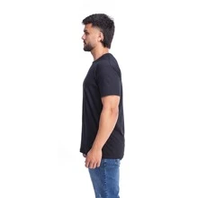 Men T-Shirts - 黑色 - 查看 3