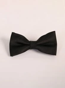 1pc Children's Festive And Personalized Bow - Black - View 2