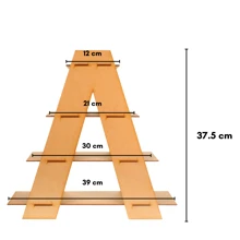 Divina Creacion Candy Bar Stair Table "A" - Beige - View 3