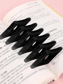 1pc Book Reading Assistant Tool, Thumb Page Holder, Book Stand, Bookmarks Bundle - Black - View 2