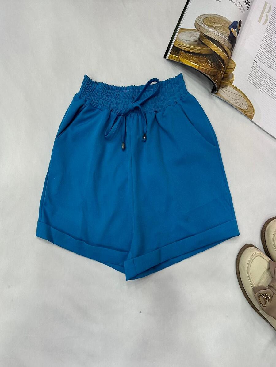 Women Shorts - Màu xanh lam - Xem 1