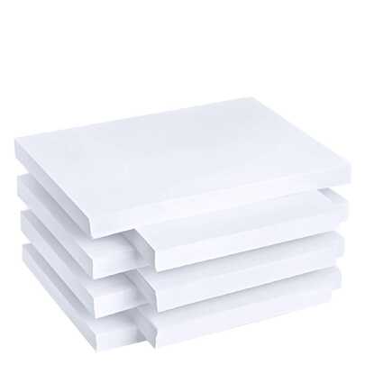 100 hojas de papel de copia A4, papel de copia electrostático blanco A4 de 70g, papel de impresión sin atascos de 100 hojas, papel de oficina A4