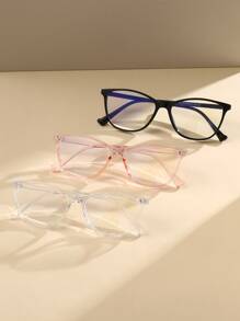 3 副方形女士时尚设计眼镜