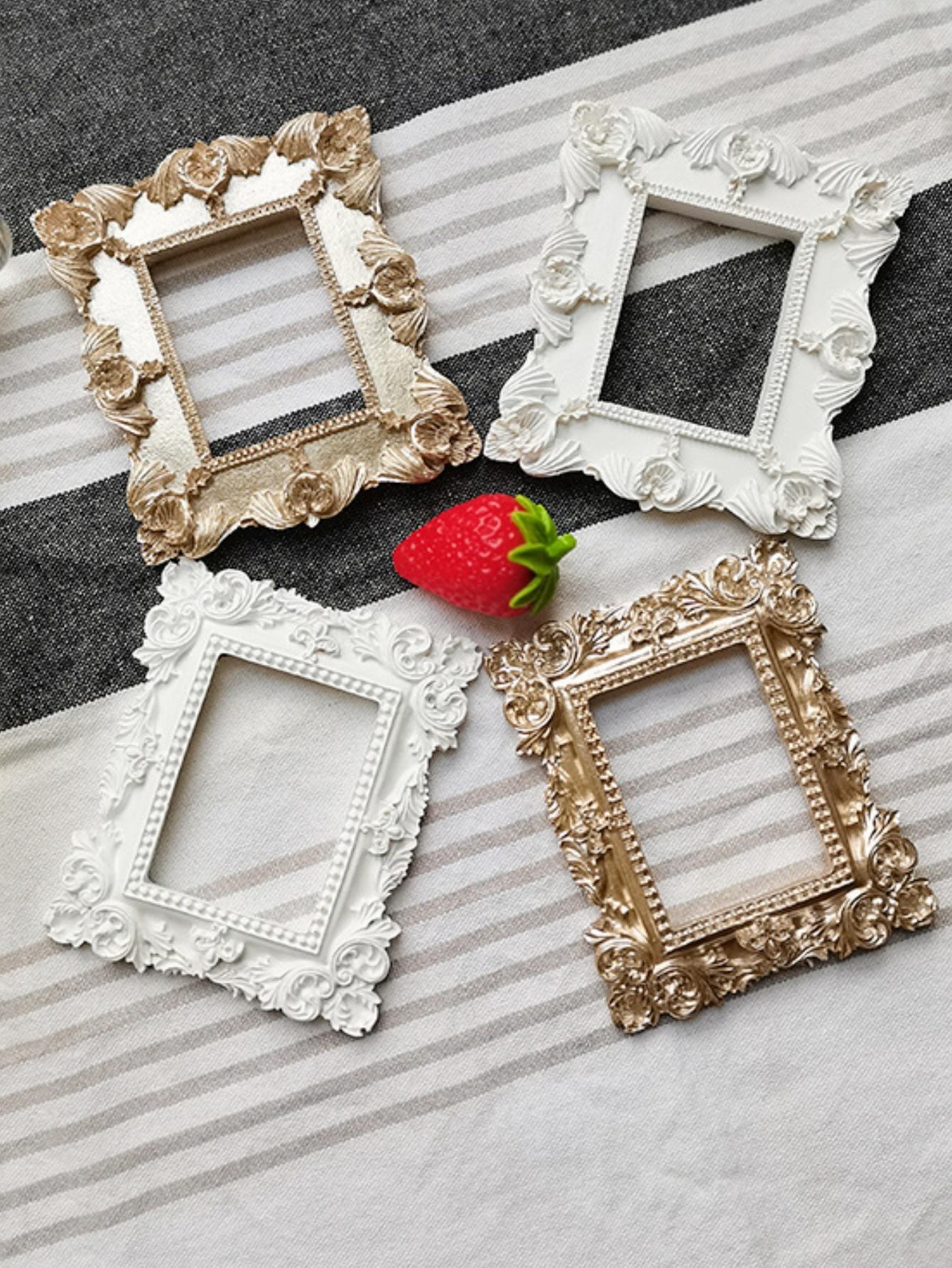5pcs/set Mini Picture Frame Photography Prop For Jewelry And Earring