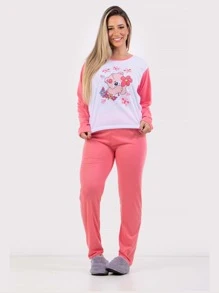 Women Sports Sets - 淺粉色 - 查看 1