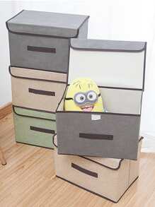 Conjunto de 6 Cajas Organizadoras Tela, Cajas de almacenaje Plegable, Cubos de Almacenamiento Organizadores de Contenedore para Ropa Juguetes Libros