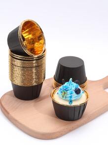 50 Piezas / Paquete Molde Para Hornear De Cocina Para Magdalenas - Unitalla - Ver 1