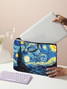 油画图案印花笔记本电脑包 笔记本电脑内胆包 学校学生用电脑包 笔记本电脑包 电脑包 笔记本电脑公文包 iPad 保护套 iPad 保护套 平板电脑保护套 商务旅行用 学校 大学 办公室 学生用 教师 教师礼物 教师用品 教师包 感谢老师 大学包 大学用品 返校学习用品 教师必备品 大学生教室笔记本电脑包 教室包 教师收纳包 教室收纳包 - 彩色 - 查看 5