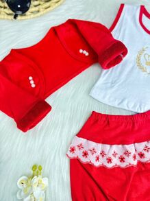 Baby Girls Sets - Đỏ - Xem 2