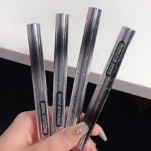 1支防水加長捲翹睫毛膏,超細刷頭可長效持久,不染妝且容易卸除 - 咖啡棕 - 查看 5