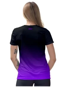 Women Sports Tees & Tanks - 黑色 - 查看 3