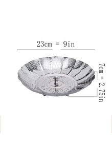 Stainless Steel Folding Steamer Rack For Household Steamer, Steaming Basket, Steaming Pot, Steaming Tray, Buns, Mantou, Xiaolongbao Seafood Boil