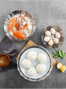 Stainless Steel Folding Steamer Rack For Household Steamer, Steaming Basket, Steaming Pot, Steaming Tray, Buns, Mantou, Xiaolongbao Seafood Boil