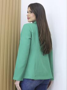 Women Coats - màu xanh lá - Xem 3