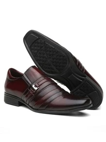 Dress Shoes - Màu Đỏ Sâu - Xem 4