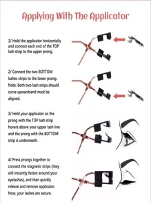 1副磁力假睫毛,自然長款式