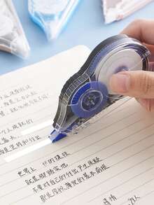 1入隨機卡通設計修正帶,價格實惠、平滑且容量大,特別適合初中學習使用 - 彩色 - 查看 3