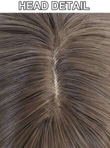 Tóc giả nữ dài 26 inch tự nhiên không keo, sợi mềm, chịu nhiệt, kiểu tóc giả nữ quyến rũ, có mái bằng, dùng cho tiệc tùng hàng ngày, kèm 1 mũ đội tóc giả - Nhiều màu - Xem 8