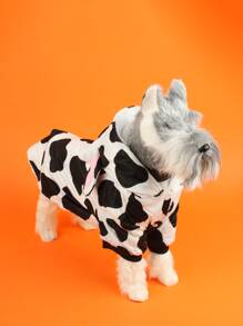 1 Pieza Disfraz De Transformación De Vaca Para Mascotas Para Gatos Y Perros - Blanco - Ver 5