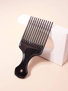 1pc Plastic Unisex Hair Comb, Hair Volume Boosting Curler, Salon Hairdressing Comb Hair Brush, Comb, Hair Tools, Hair Products And Accessories For Barber Salon Beauty Back To School, Travel Holiday Essentials, Hair Accessories For Women, Brush, Detangling Brush, Ball Brush, Mini Hair Brush Set, Wooden Comb, Hair Brushes, Curly Hair Brush, Hairdressing Equipment, Hairstyle, Hairdressing, Hair Brush, Brush Hair Brush Set, Comb Hair, Comb For Curls, Detangling Brush, Hair Brush For Women, Barber, Barber Accessories, Barbershop, Hairdressing Equipment - Black - View 1