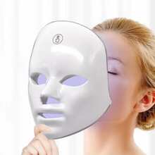 Aedwdpe Led Light Therapy Facial Mask, Home Beauty Instrument For Skin Care - 白色 - 查看 2