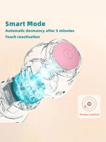 1pc Smart Cat Toys Automatic Rolling Ball Electric Cat Toys Interactive For Cats Training Self-moving Kitten Toys Pet Accessories - Pink - View 6